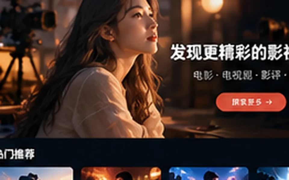 电影情报局影视专题首页视觉
